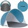 Пляжна намет Trizand 145x100x70 см Turquoise-White (5900779936300)
