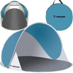 Пляжна намет Trizand 145x100x70 см Turquoise-White (5900779936300)