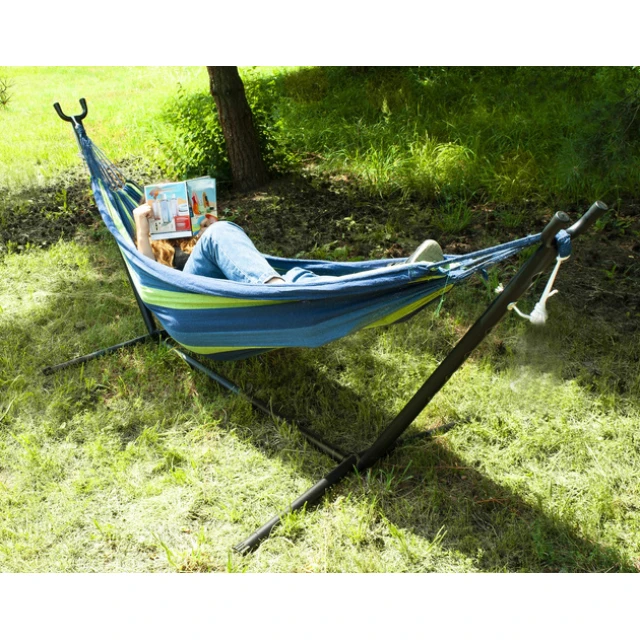 Садовий гамак зі сталевою підставкою Gardlov 200x150 см (5900779936324)