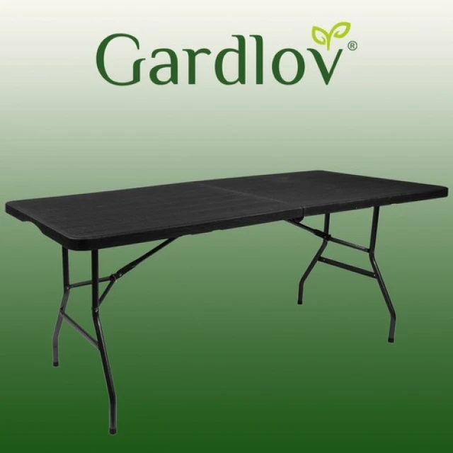 Стіл садовий складний Gardlov 180 см Black (5900779937765)