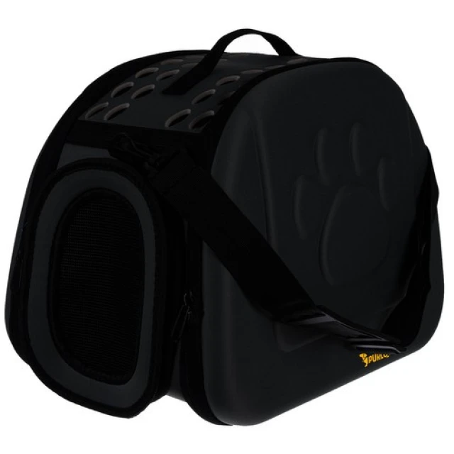 Переноска для собак/котів Purlov Black (5900779940352)