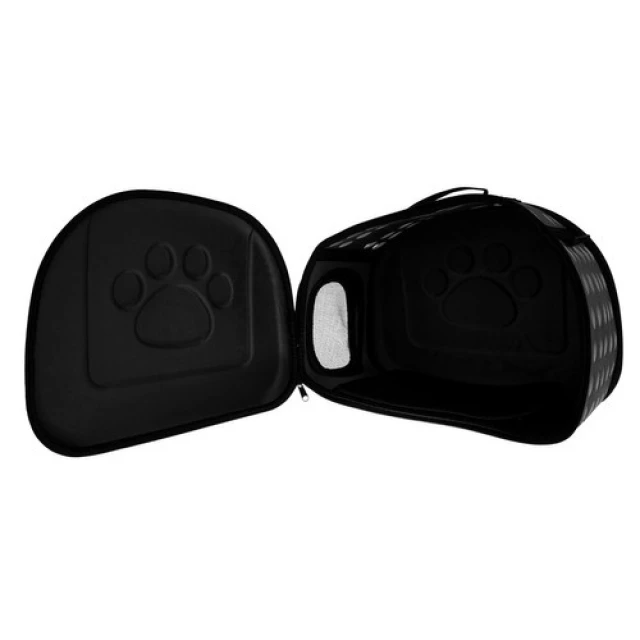 Переноска для собак/котів Purlov Black (5900779940352)