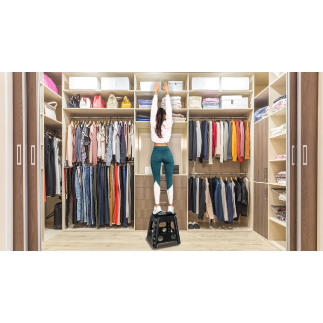 Табурет складний Malatec 39 см Black (5900779940703)