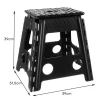 Табурет складний Malatec 39 см Black (5900779940703)