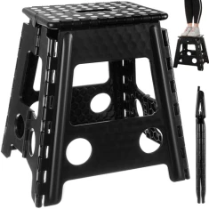 Табурет складний Malatec 39 см Black (5900779940703)