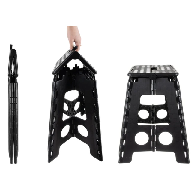 Табурет складний Malatec 39 см Black (5900779940703)