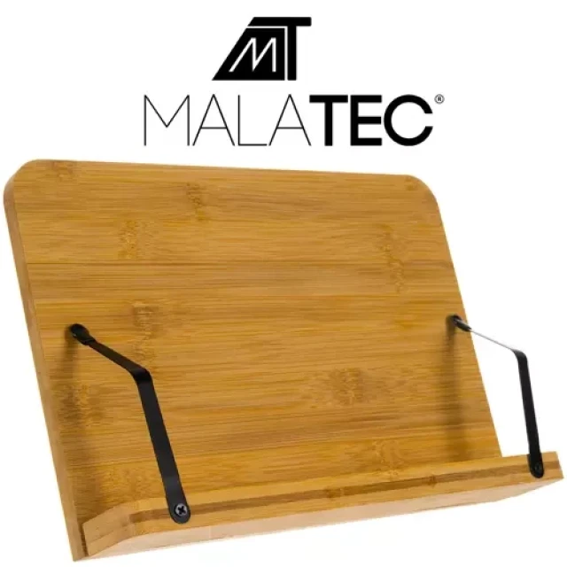 Підставка для книг бамбукова Malatec 19222 (5900779941038)