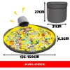 Кошик для іграшок з килимком Kruzzel 2в1 Ø 135 см (5900779941328)