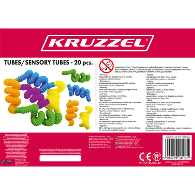 Сенсорні трубки Kruzzel 20 шт (5900779941502)