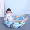 Надувной бассейн для детей Kruzzel 3 кольца с мягким дном (5900779942660)