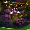 Садовий світильник сонячний Фламінго Gardlov 3 шт (5900779942844)