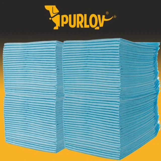 Пелюшки для собак Purlov 60x40 см 100 шт + пакети (5900779943131)