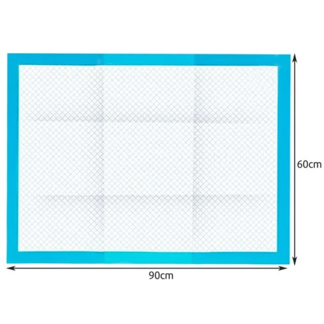 Пелюшки для собак Purlov 60x90 см 50 шт + пакети (5900779943162)