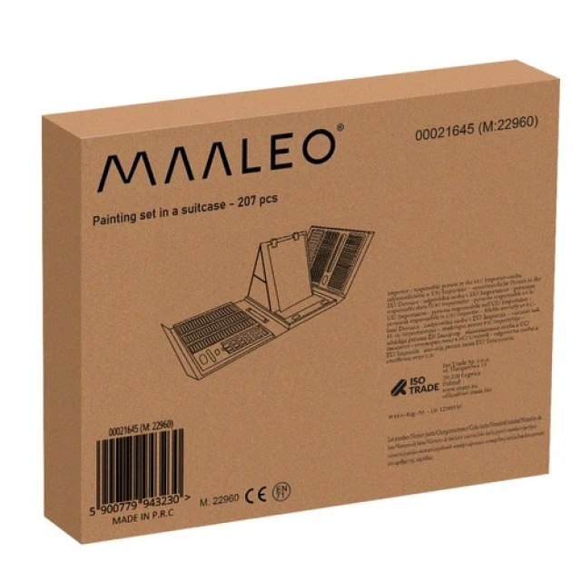 Набір для малювання у валізі Maaleo 208 шт (5900779943230)