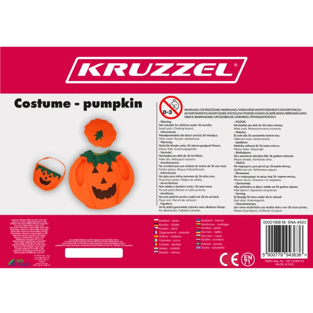 Костюм Гарбуз Kruzzel 3 предмети (5900779943636)