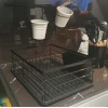 Сушарка для посуду настільна з піддоном Ruhhy Black (5900779943827)