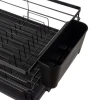 Сушарка для посуду настільна з піддоном Ruhhy Black (5900779943827)