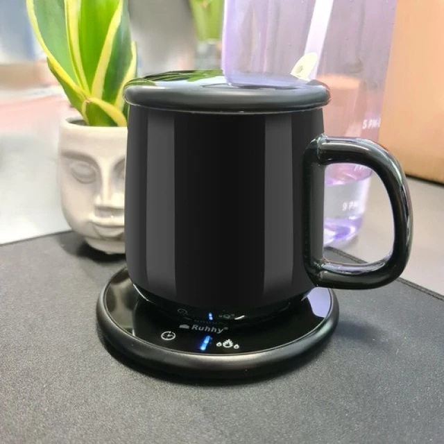 Підігрівач для кружки Ruhhy 22125 з кружкою Black (5900779944190)
