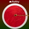 Килимок під ялинку Ruhhy 90 см Gold (5900779944442)