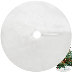 Килимок під ялинку Ruhhy 72 см White (5900779944480)