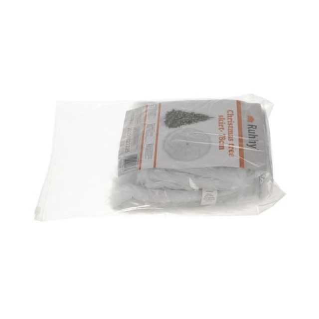 Килимок під ялинку Ruhhy 72 см White (5900779944480)