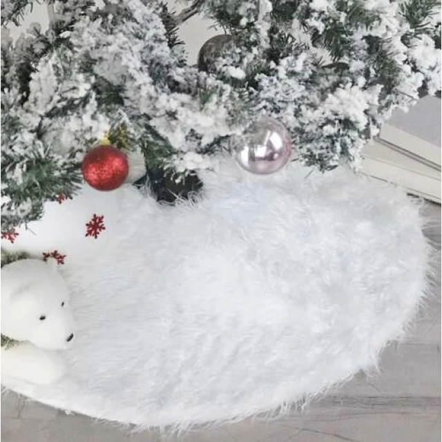 Килимок під ялинку Ruhhy 72 см White (5900779944480)