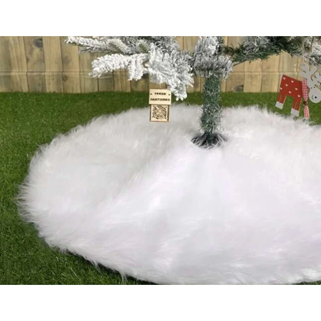 Килимок під ялинку Ruhhy 90 см White (5900779944497)