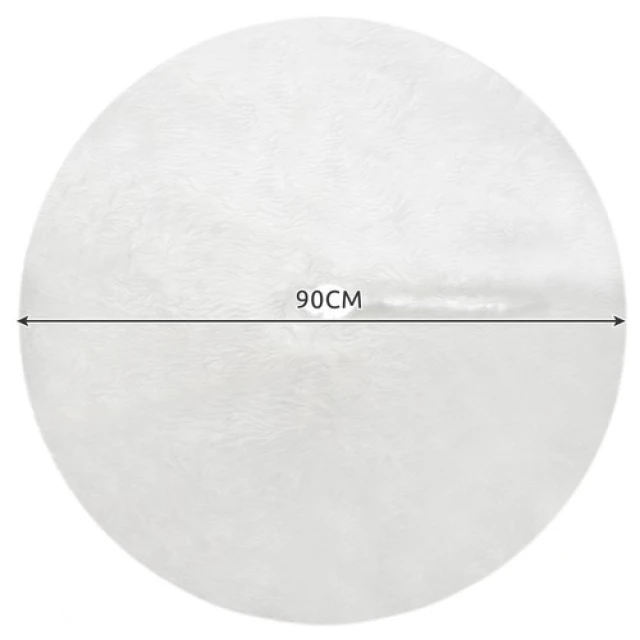 Килимок під ялинку Ruhhy 90 см White (5900779944497)
