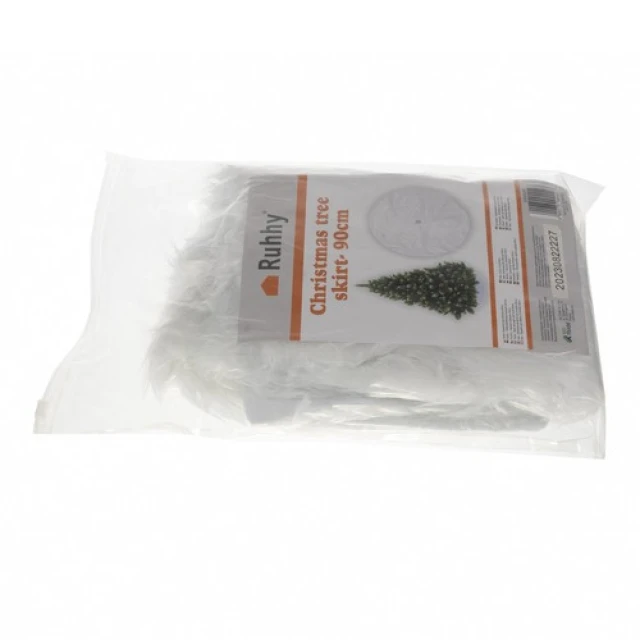 Килимок під ялинку Ruhhy 90 см White (5900779944497)