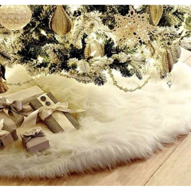 Килимок під ялинку Ruhhy 90 см White (5900779944497)