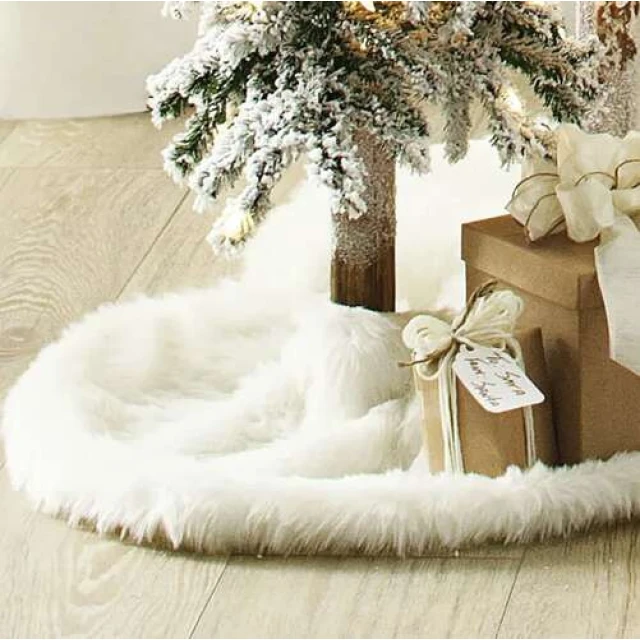 Килимок під ялинку Ruhhy 90 см White (5900779944497)