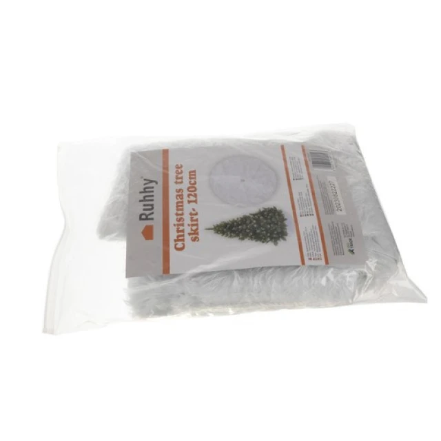 Килимок під ялинку Ruhhy 120 см White (5900779944503)