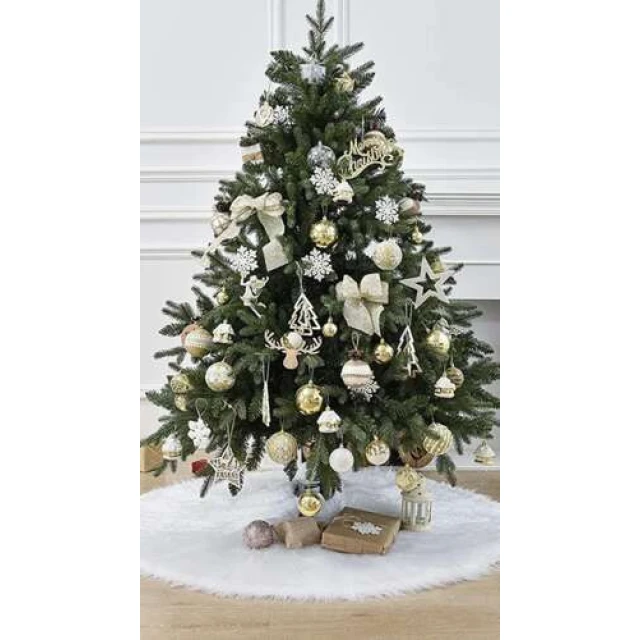 Килимок під ялинку Ruhhy 120 см White (5900779944503)