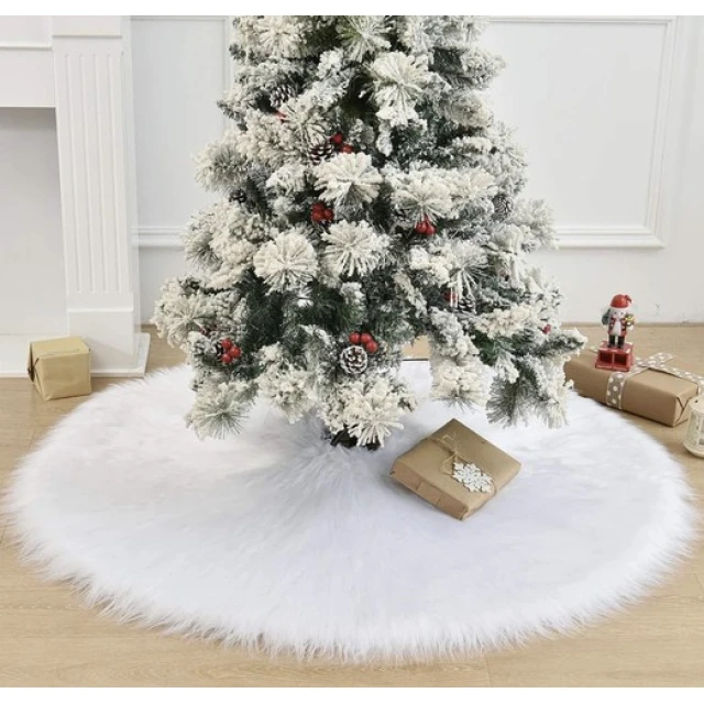 Килимок під ялинку Ruhhy 150 см White (5900779944510)