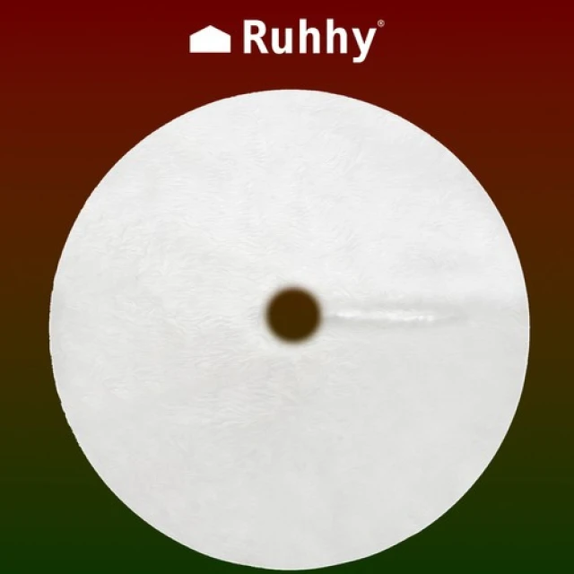 Килимок під ялинку Ruhhy 150 см White (5900779944510)