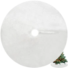Килимок під ялинку Ruhhy 150 см White (5900779944510)