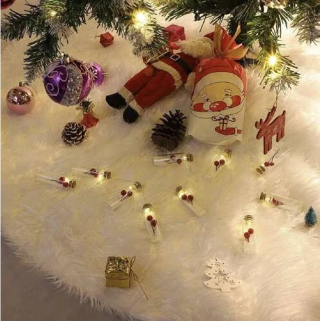 Килимок під ялинку Ruhhy 150 см White (5900779944510)