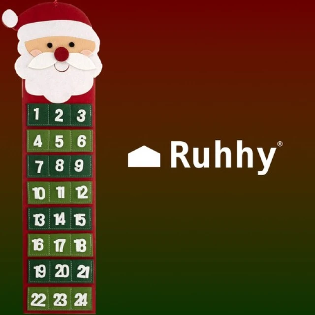 Адвент-календарь подвесной Ruhhy 24 кармана (5900779944626)