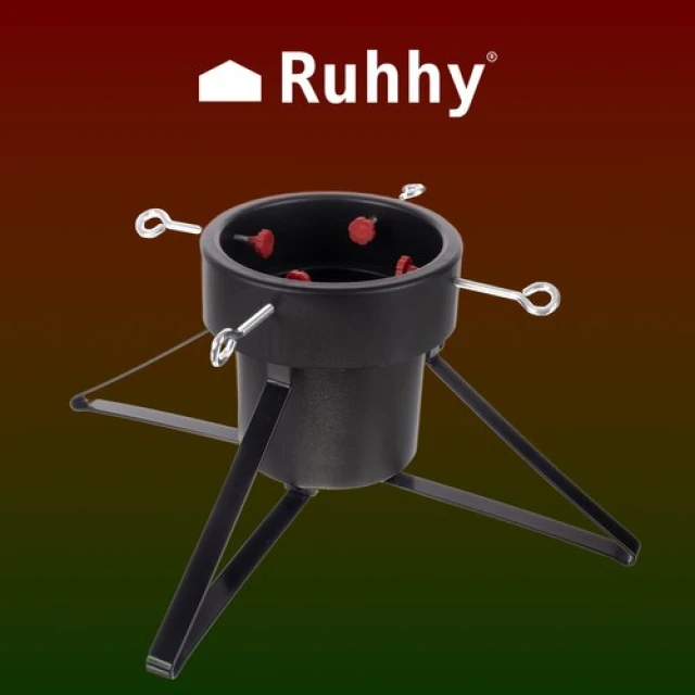 Подставка для елки металлическая с винтовым креплением Ruhhy (5900779944824)