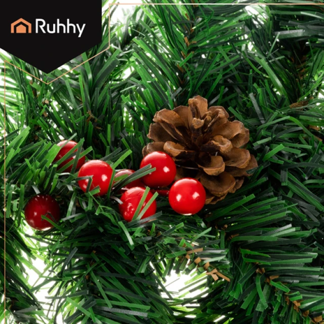 Гірлянда ялинкова Ruhhy з LED підсвічуванням 270 см товщина 29 см (5900779944978)