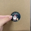Наклейки новорічні на ролику Ruhhy 500 шт (5900779945005)