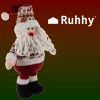 Фігурка новорічна Санта Клаус телескопічна Ruhhy 95 см Red (5900779945104)