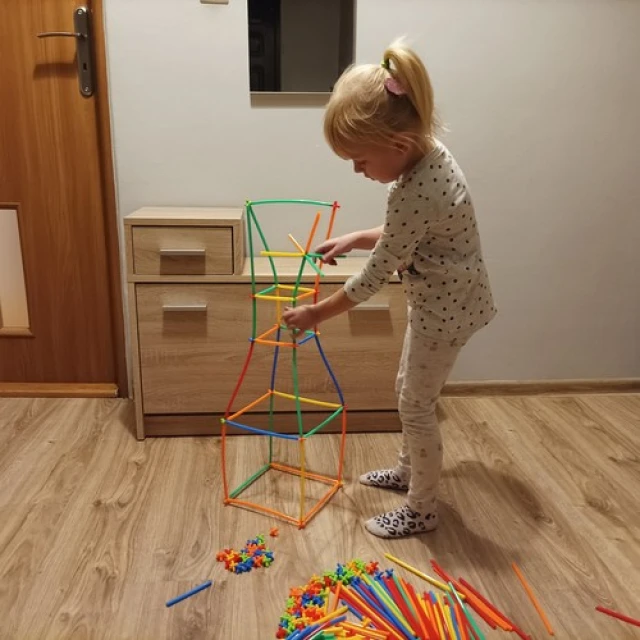 Конструктор-соломинки Kruzzel 408 елементів (5900779945586)