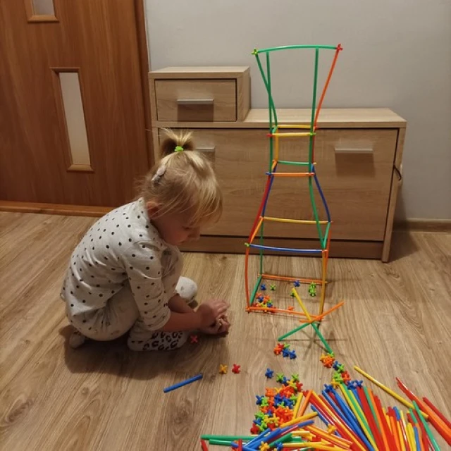 Конструктор-соломинки Kruzzel 408 елементів (5900779945586)