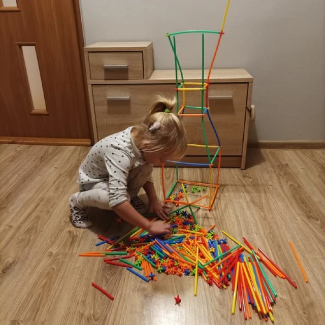 Конструктор-соломинки Kruzzel 408 елементів (5900779945586)