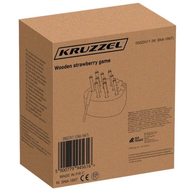 Гра дерев'яна Полуниця Kruzzel (5900779945616)