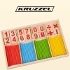 Набір паличок для навчання рахунку Kruzzel дерев'яний (5900779945937)