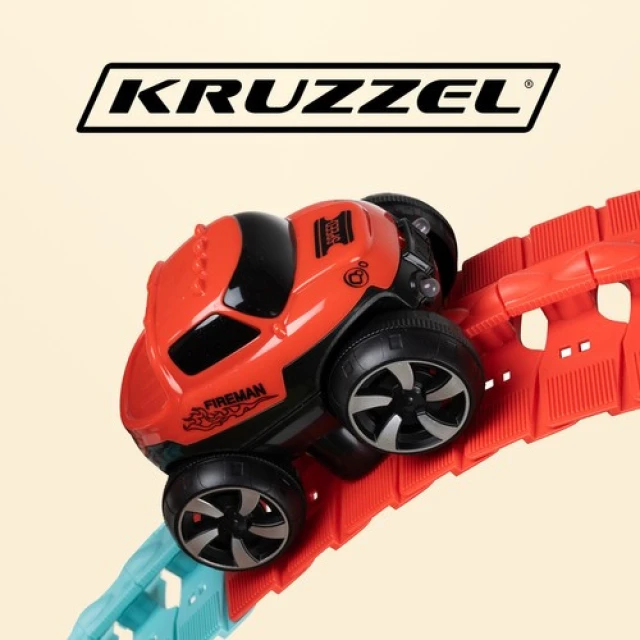 Гоночний трек гнучкий з машинкою Kruzzel 193 деталі (5900779945982)