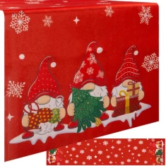 Доріжка новорічна для столу Ruhhy 180x40 см Red (5900779946132)