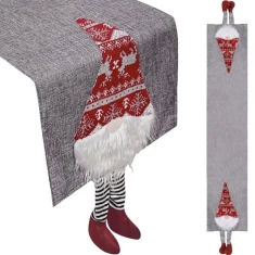 Доріжка на стіл різдвяна Ruhhy 180 x 33 см Grey (5900779946293)